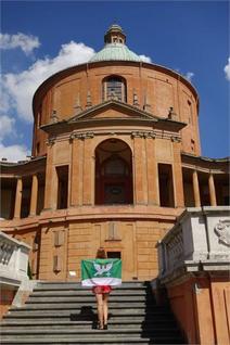 Bologna: Bazilika Santuario di Madonna di San Luca (Bologna, Itálie, srpen 2019)