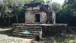 San Gervasio - mayské archeologické naleziště (září 2018, Cozumel, Mexiko)